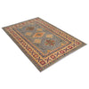 Hand Knotted Kazak Oriental Rug 4' 2" x 5' 11" ft / 126 x 180 cm - No. W34063