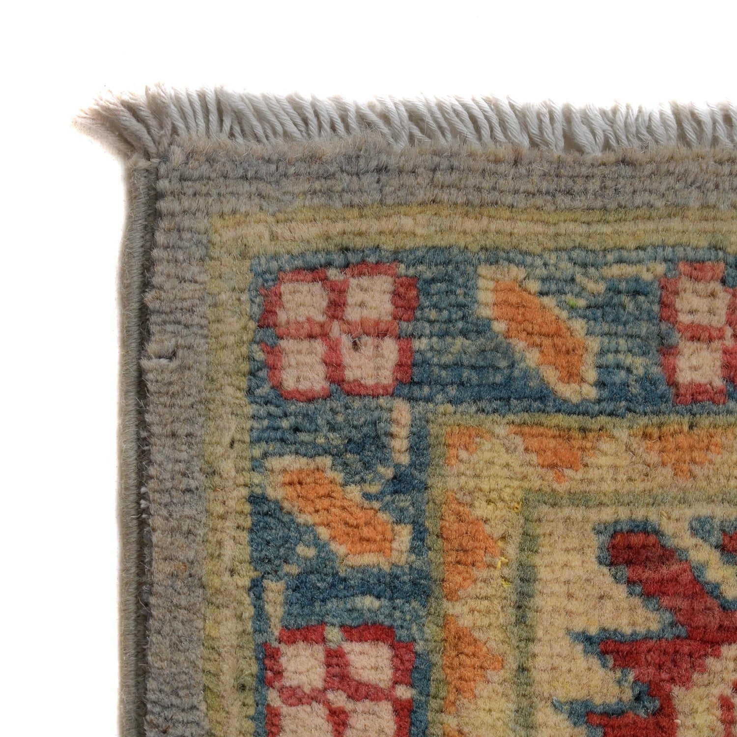 Hand Knotted Kazak Oriental Rug 4' 2" x 5' 11" ft / 126 x 180 cm - No. W34063