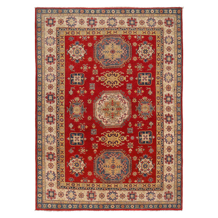 Hand knotted Kazak Rugs 6' 7" x 8' 11" ft / 200 x 271 cm - No. W34067