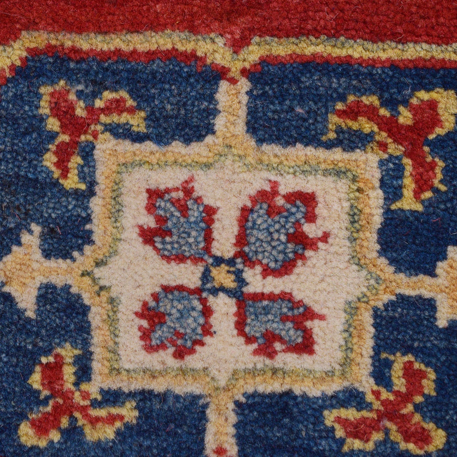 Hand knotted Kazak Rugs 6' 7" x 8' 11" ft / 200 x 271 cm - No. W34067