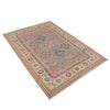 Oriental Kazak Rug 4' 0" x 5' 8" ft / 122 x 173 cm - No. W34070