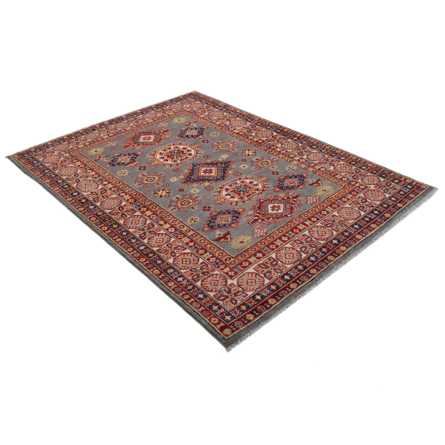 Hand knotted Kazak Rugs 4' 10" x 6' 6" ft / 148 x 198 cm - No. W34071