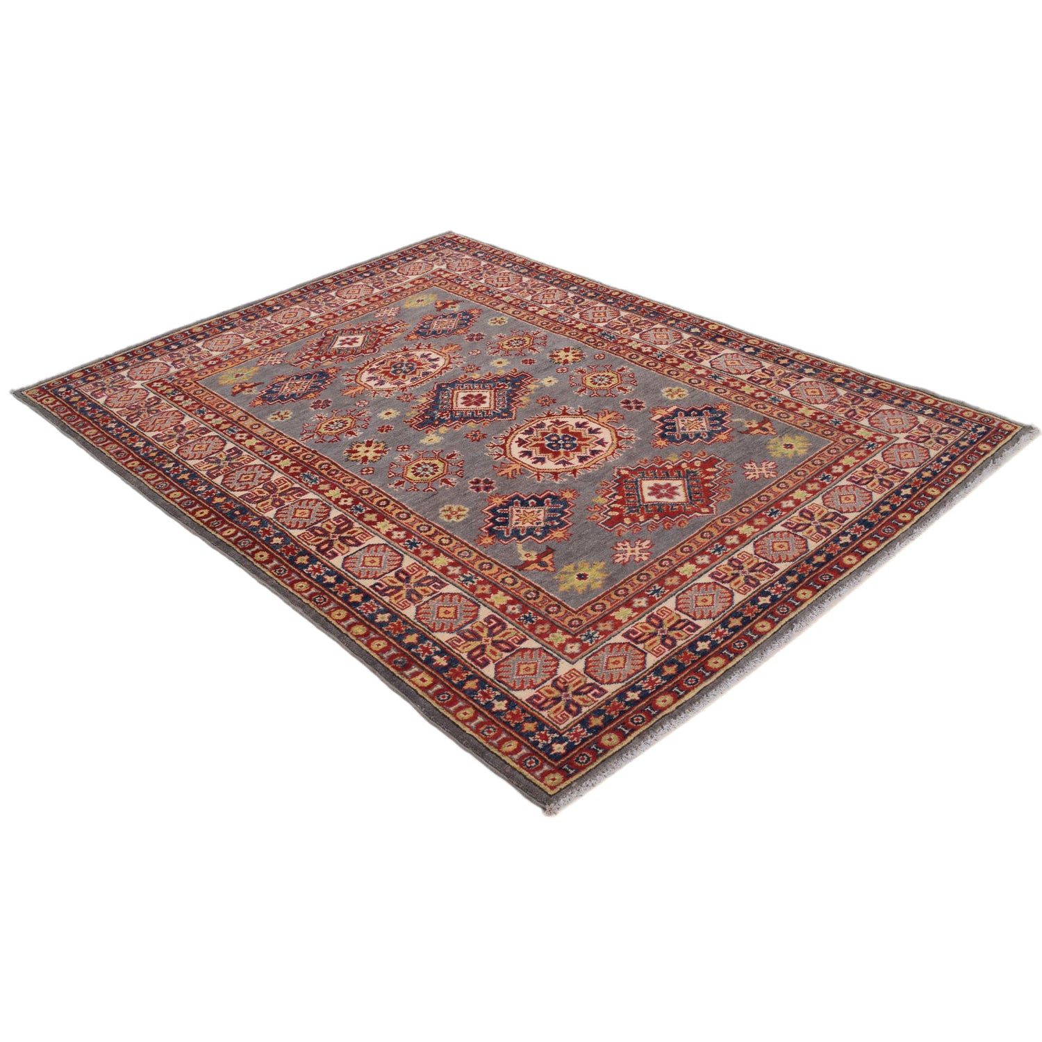 Hand knotted Kazak Rugs 4' 10" x 6' 6" ft / 148 x 198 cm - No. W34071
