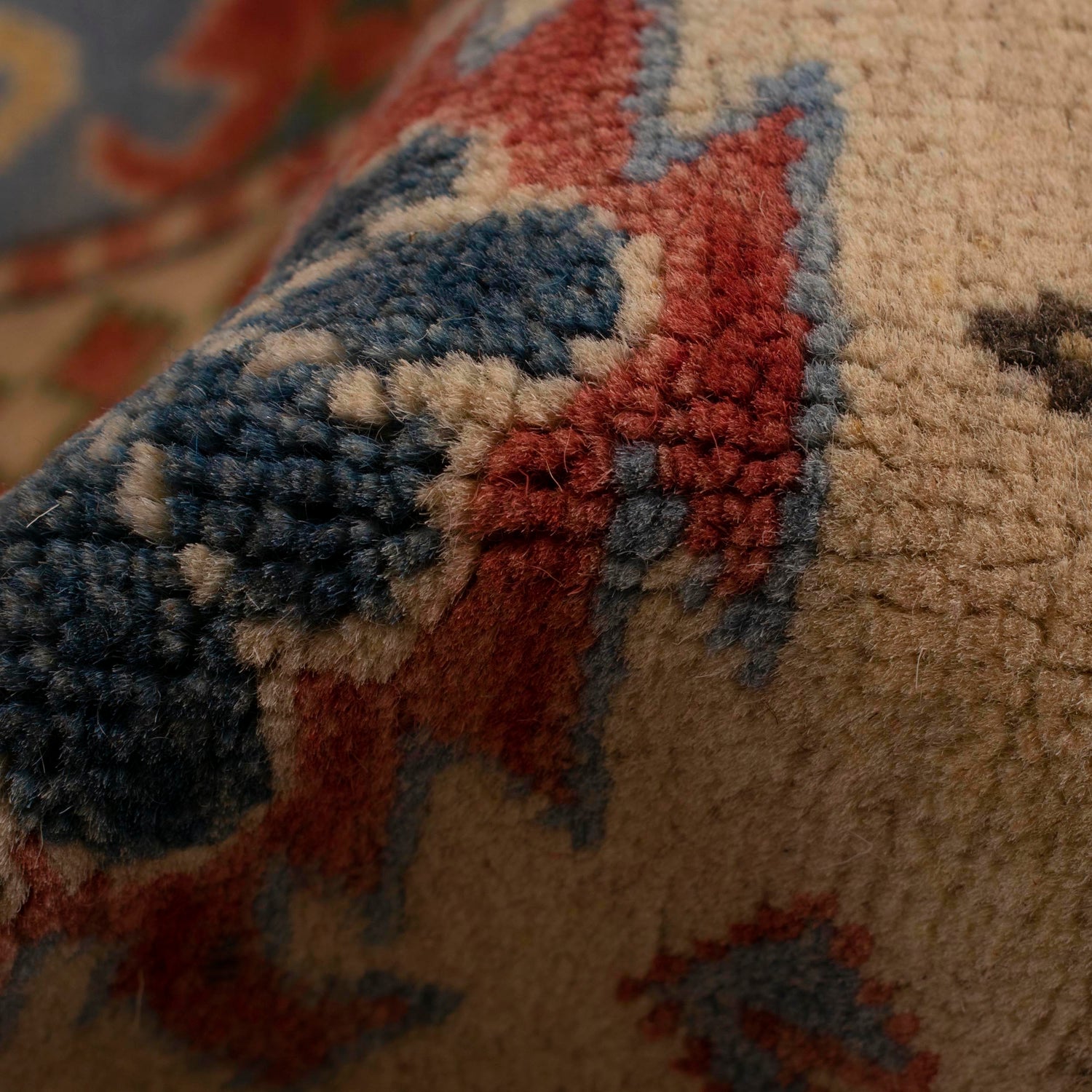 Handmade Kazak Area Rug 9' 0" x 11' 8" ft / 274 x 355 cm - No. W34074