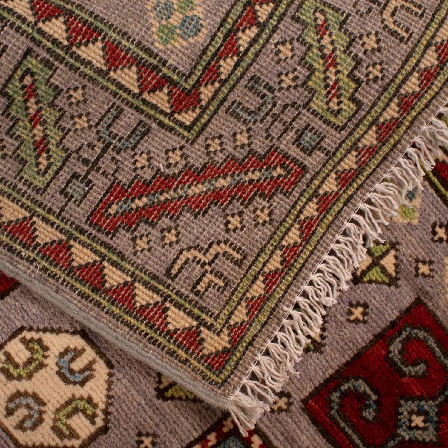 Oriental Mamluk Area Rug 4' 1" x 5' 11" ft / 124 x 179 cm - No. W34075