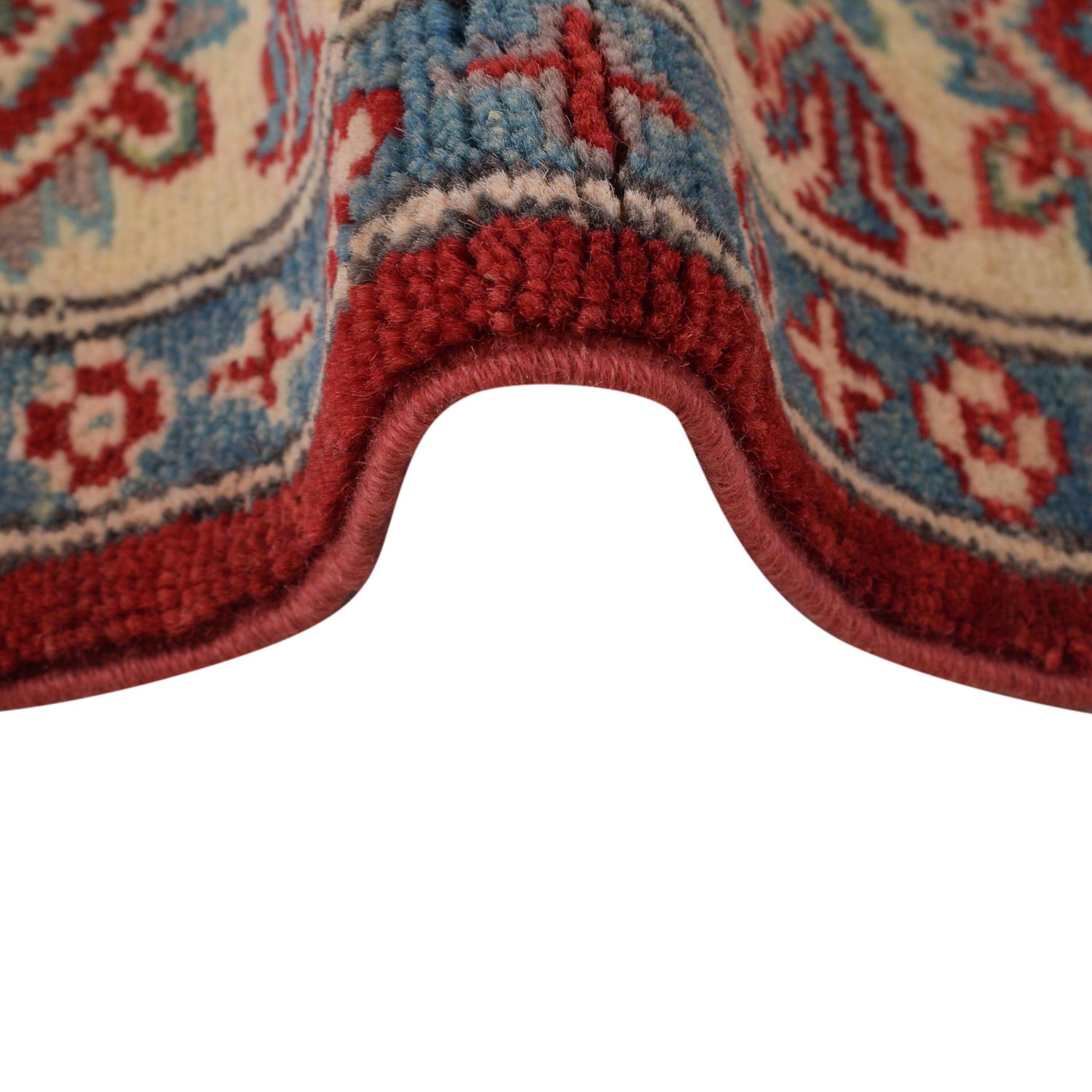 Red Kazak Rug 3' 10" x 5' 4" ft / 117 x 163 cm - No. W34077