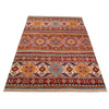 Hand Knotted Khurjeen Oriental Rug 4' 0" x 5' 11" ft / 121 x 179 cm - No. W34080
