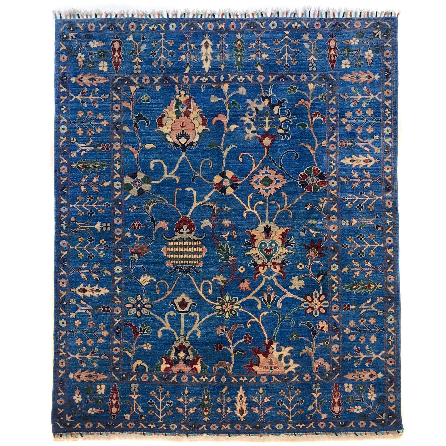 Hand Knotted Sultani Modern Rug 5' 6" x 7' 5" ft / 168 x 227 cm - No. W34082