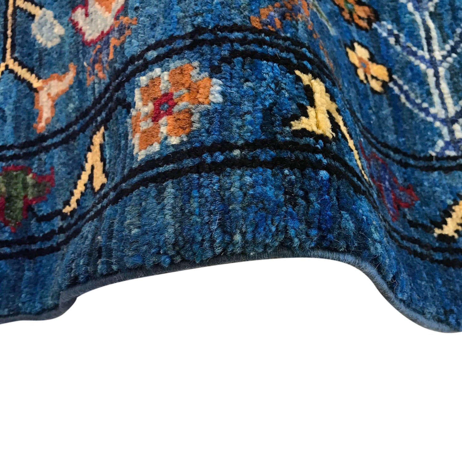 Blue Color Sultani Rug 8' 3" x 9' 8" ft / 252 x 295 cm - No. W34083