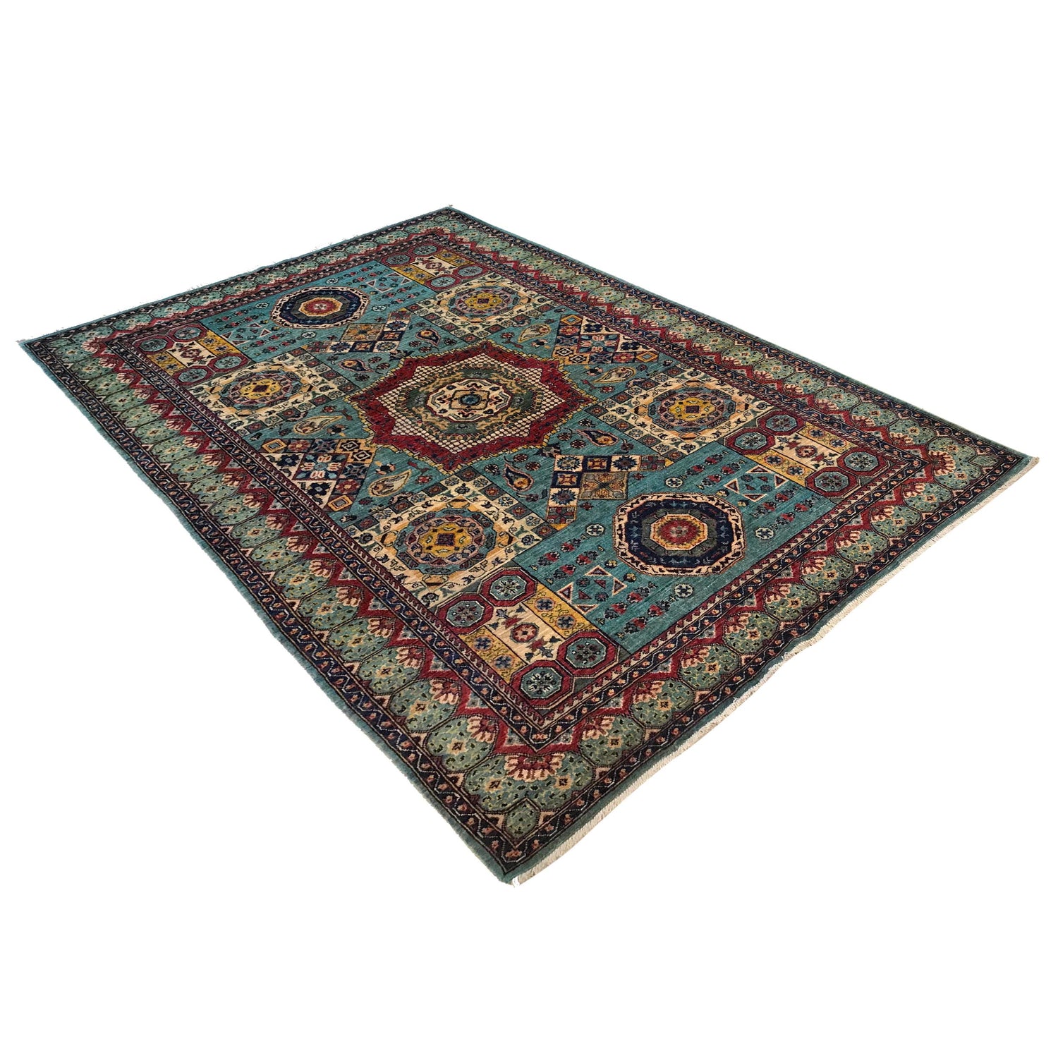 Fine Quality Mamluk Rug 5' 11" x 8' 6" ft / 181 x 259 cm - No. W34085