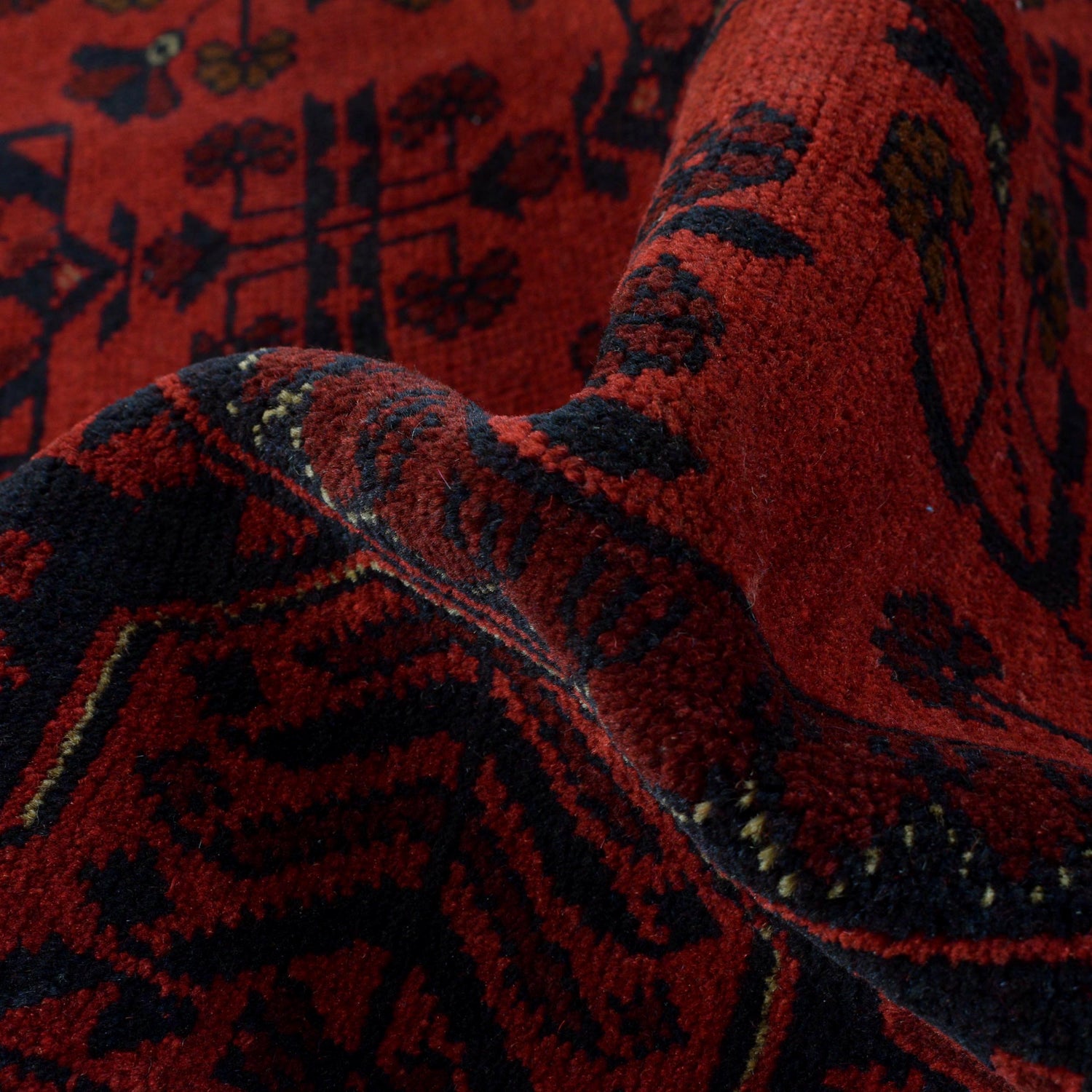 Hand knotted Khal Mohammadi Carpet 3' 3" x 5' 3" ft / 100 x 160 cm - No. W34098