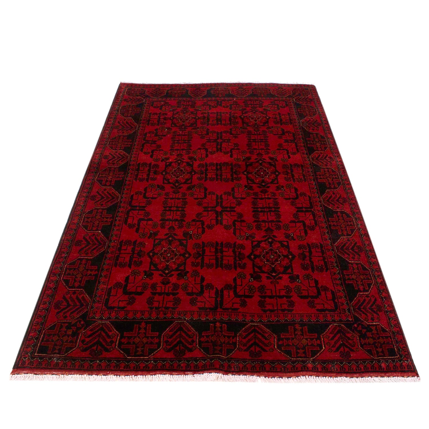Afghan Khal Mohammadi Rug 4' 0" x 6' 7" ft / 122 x 200 cm - No. W34102