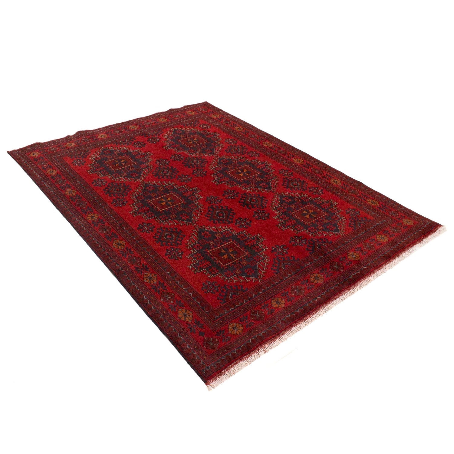 Red Khal Mohammadi Rug 4' 10" x 6' 5" ft / 147 x 196 cm - No. W34103