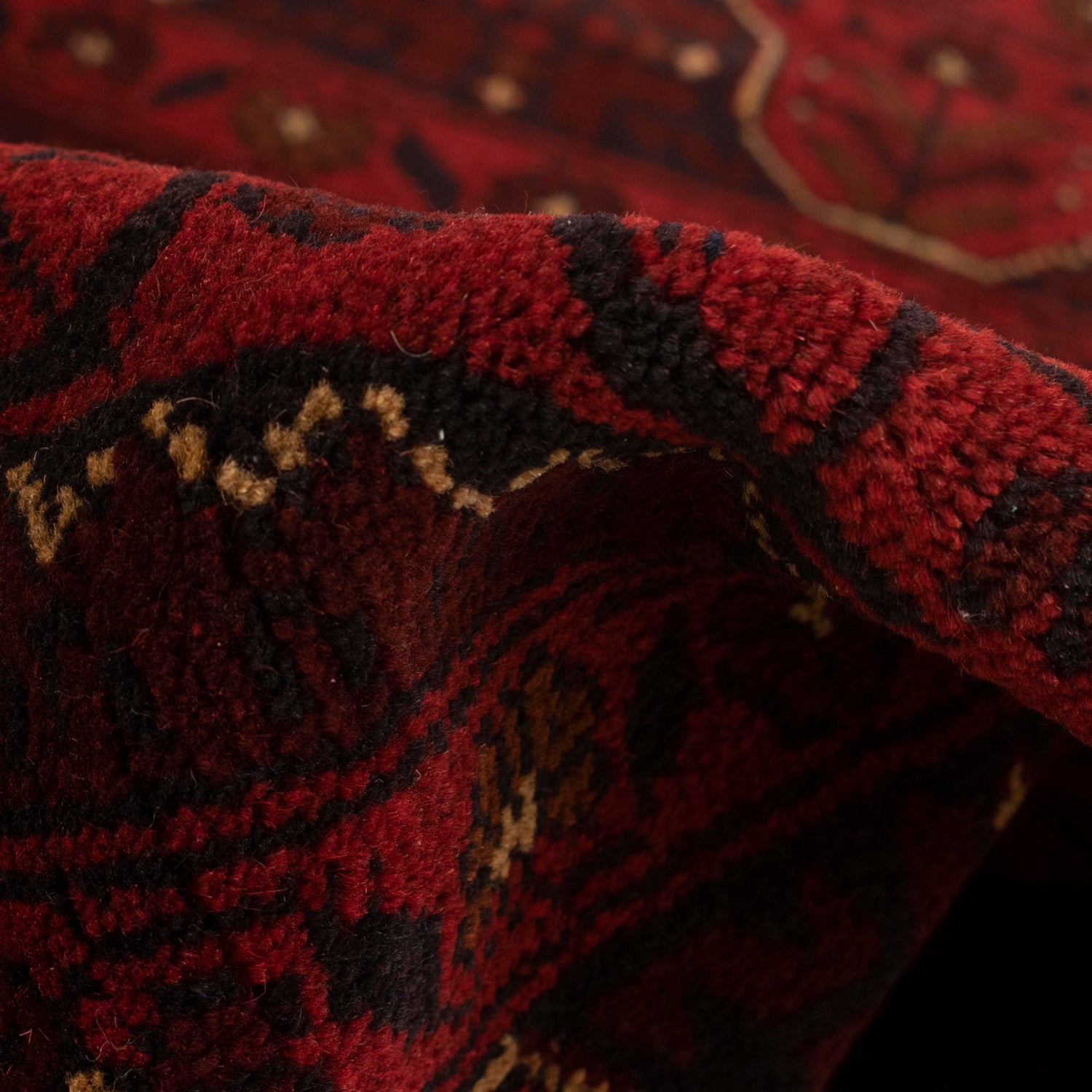 Afghan Khal Mohammadi Rug 3' 5" x 4' 8" ft / 105 x 141 cm - No. W34106