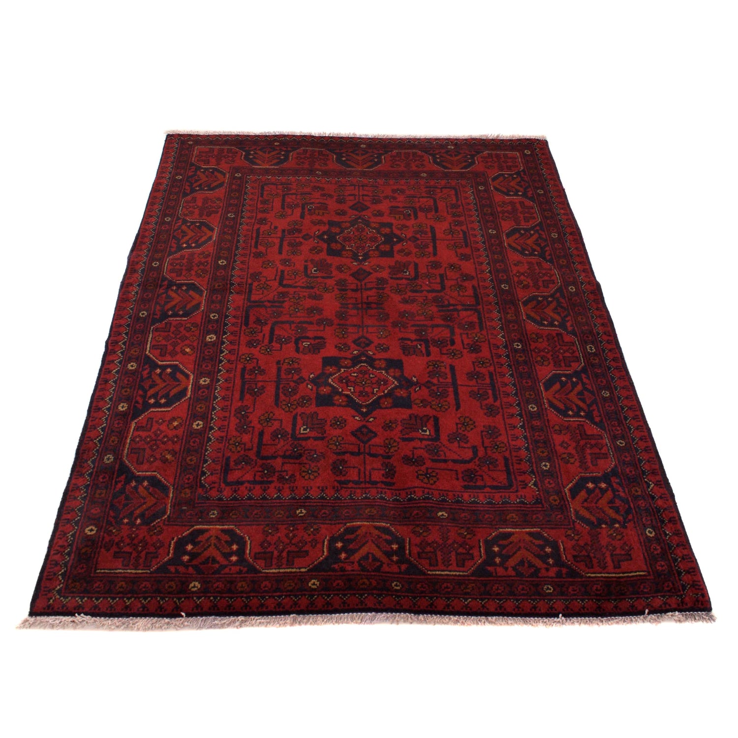 Hand knotted Khal Mohammadi Carpet 3' 6" x 5' 0" ft / 106 x 152 cm - No. W34108