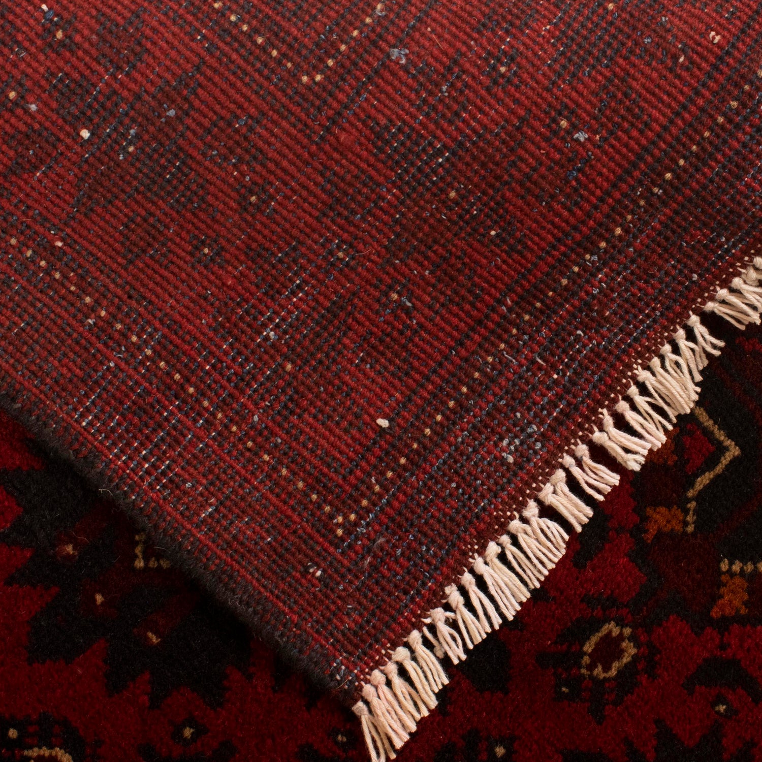 Red Color Khal Mohammadi Rug 3' 3" x 4' 11" ft / 98 x 150 cm - No. W34109