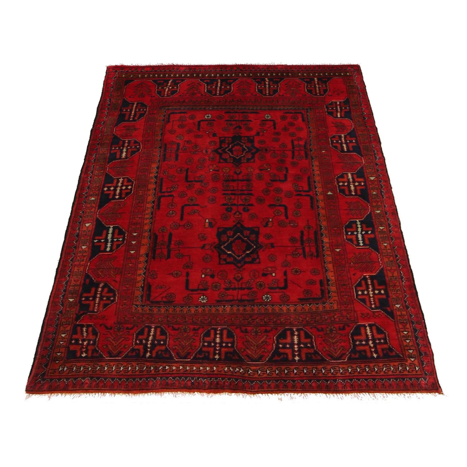 Oriental Khal Mohammadi Rug 3' 4" x 4' 8" ft / 102 x 142 cm - No. W34110