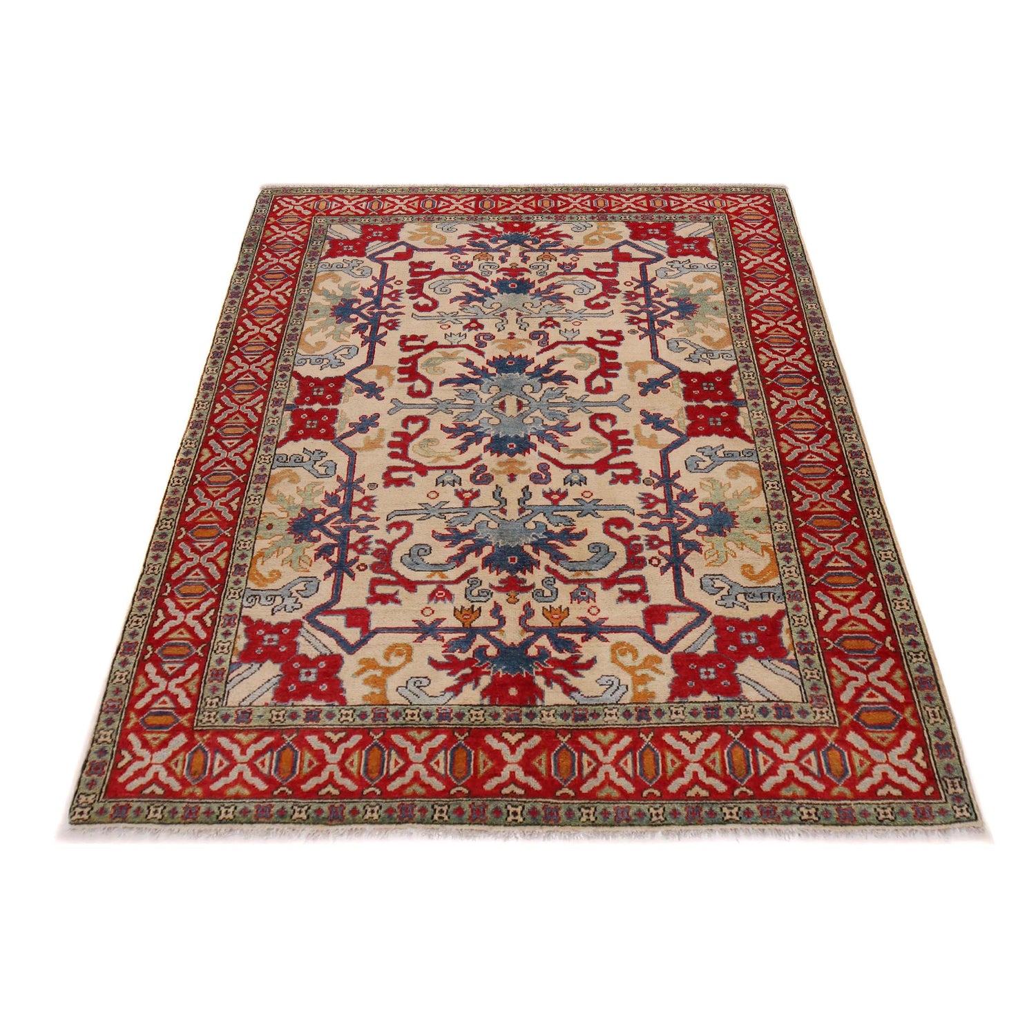 Oriental Mamluk Area Rug 5' 2" x 6' 8" ft / 158 x 204 cm - No. W34116