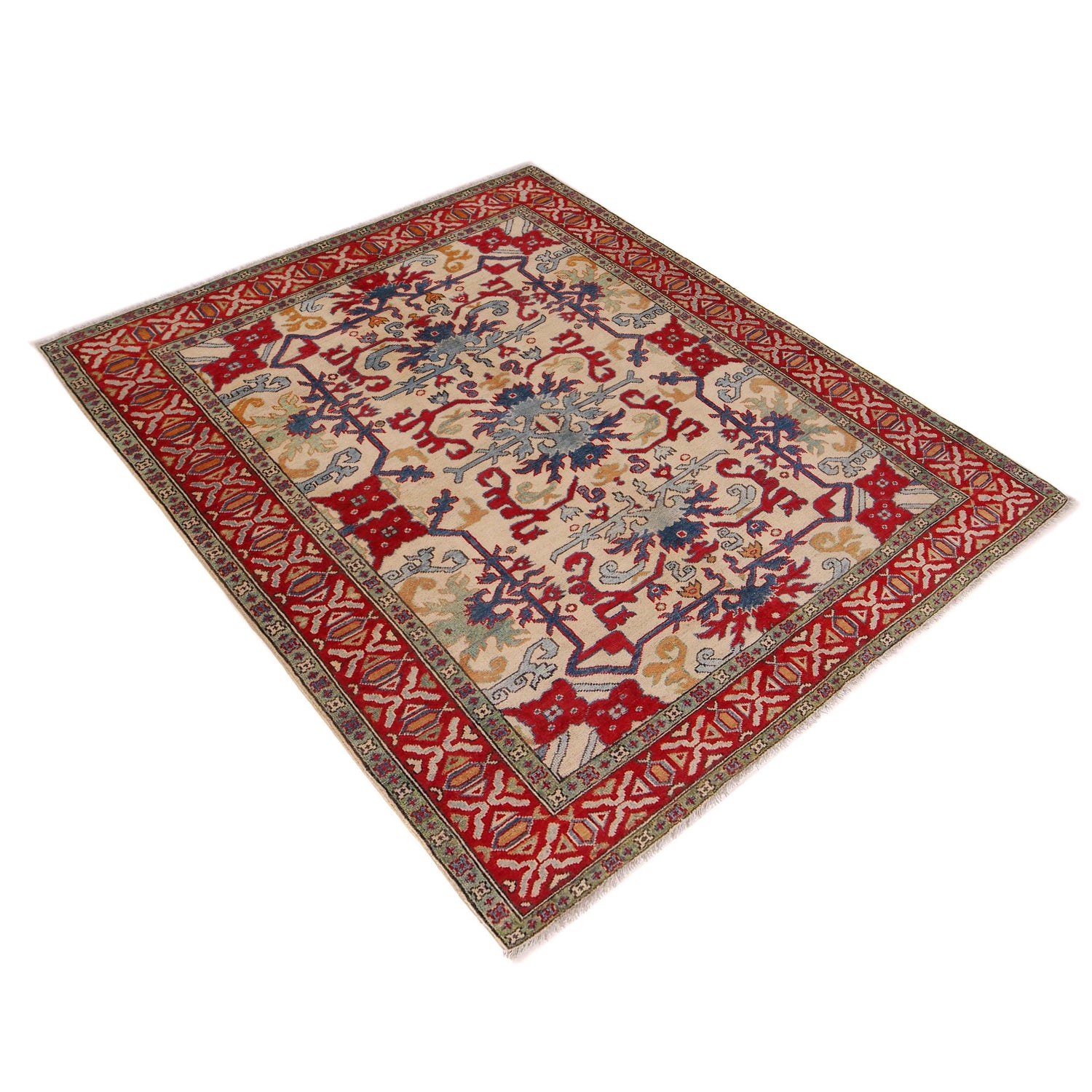 Oriental Mamluk Area Rug 5' 2" x 6' 8" ft / 158 x 204 cm - No. W34116
