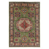 Hand Knotted Kazak Oriental Rug 3' 10" x 5' 10" ft / 116 x 178 cm - No. W34117