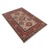 Hand Knotted Kazak Oriental Rug 3' 11" x 5' 10" ft / 119 x 177 cm - No. W34118