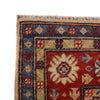 Hand Knotted Kazak Oriental Rug 3' 11" x 5' 10" ft / 119 x 177 cm - No. W34118