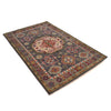 Hand Knotted Kazak Oriental Rug 3' 11" x 4' 0" ft / 119 x 184 cm - No. W34119