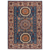 Handmade Kazak Area Rug 4' 1" x 5' 11" ft / 124 x 180 cm - No. W34120