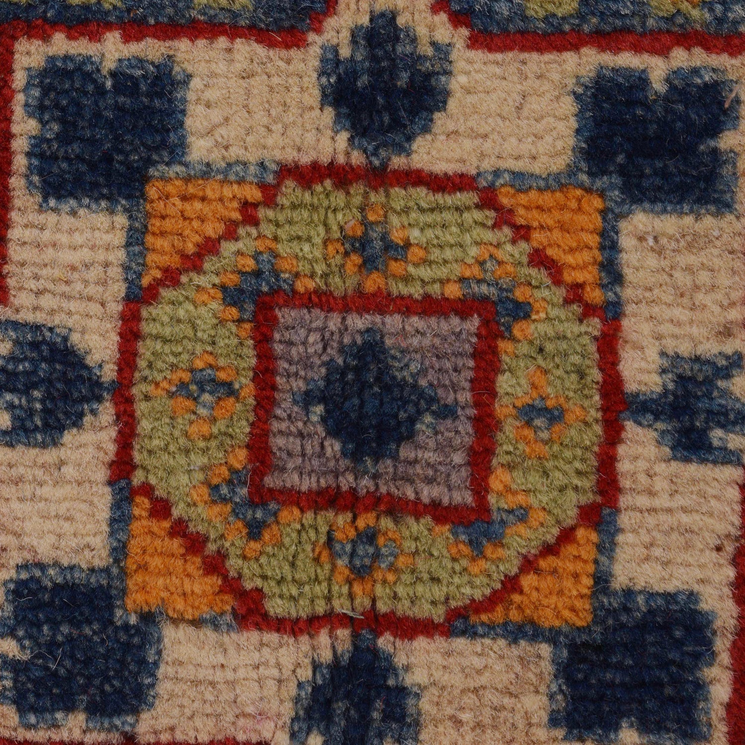 Handmade Kazak Area Rug 4' 1" x 5' 11" ft / 124 x 180 cm - No. W34120