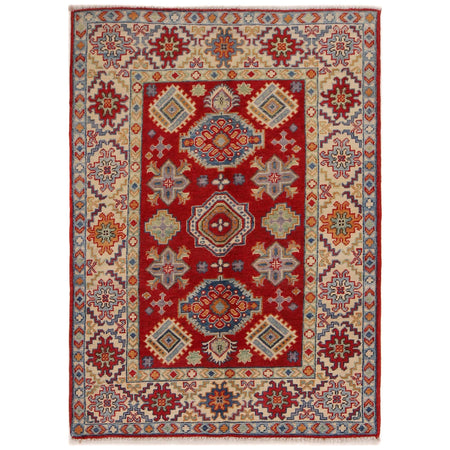 Oriental Kazak Rug 3' 5" x 4' 11" ft / 103 x 151 cm - No. W34121