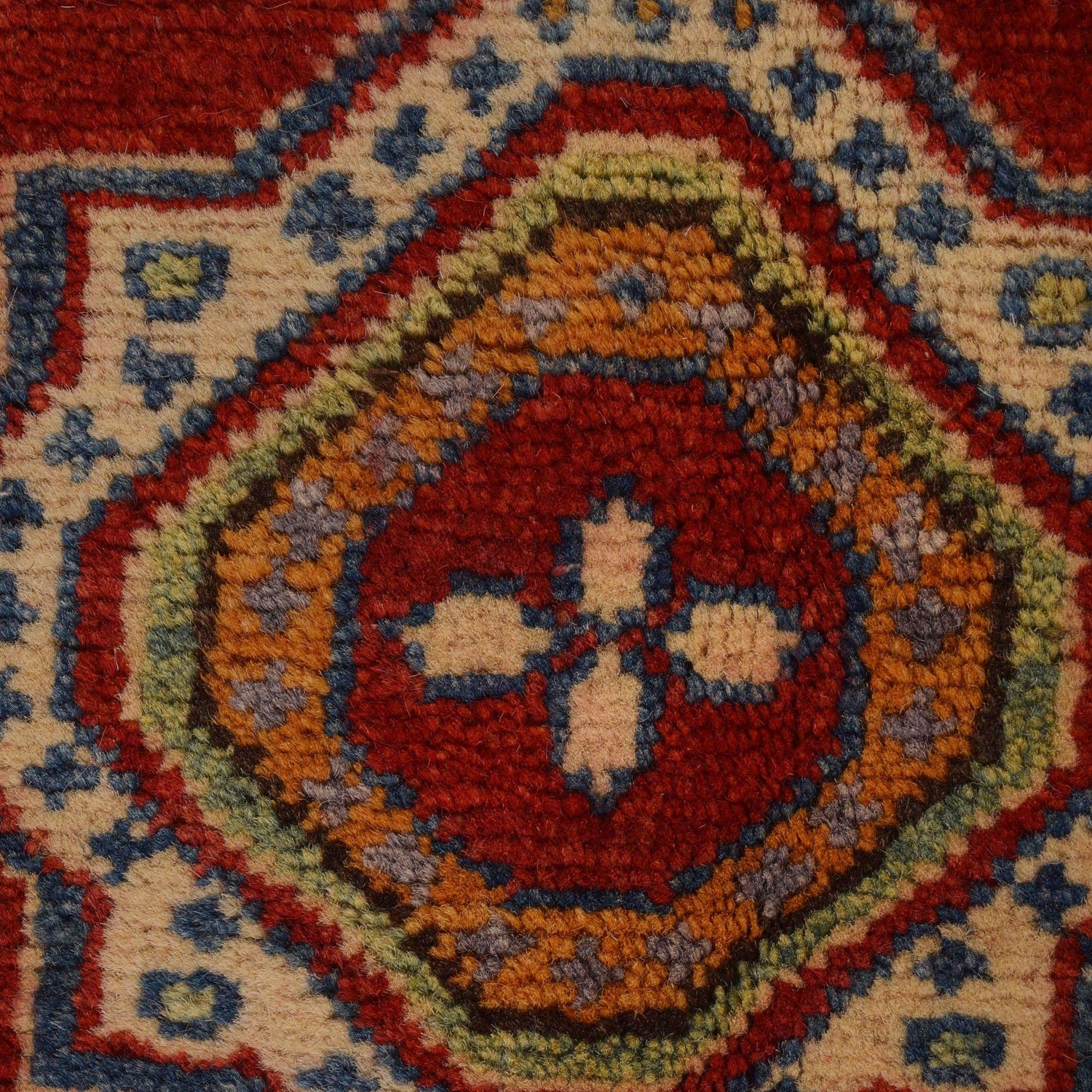 Oriental Kazak Rug 3' 5" x 4' 11" ft / 103 x 151 cm - No. W34121