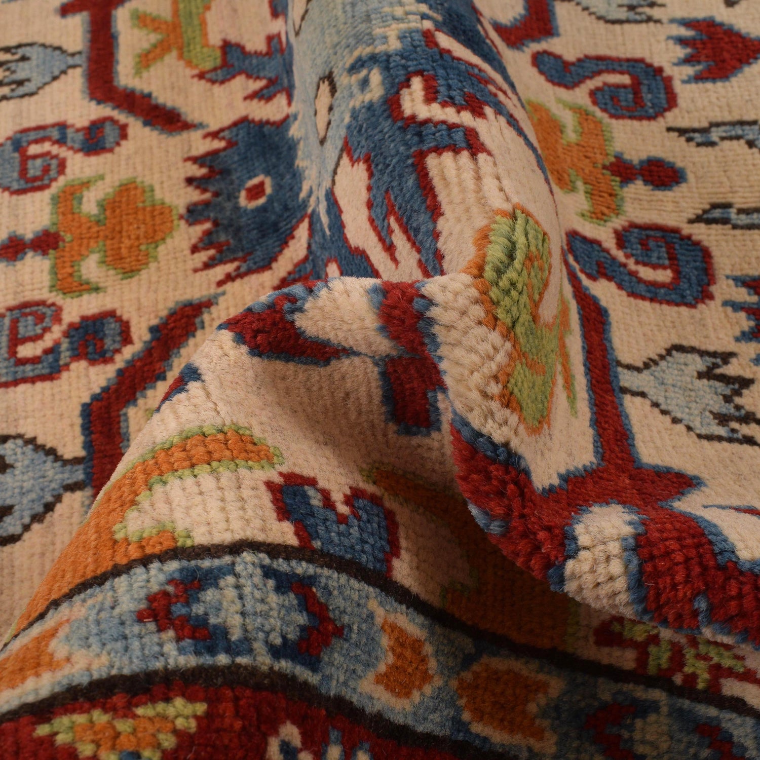 Hand knotted Kazak Rugs 3' 3" x 5' 1" ft / 100 x 155 cm - No. W34122