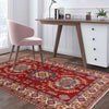 Red Color Kazak Rug 3' 2" x 4' 11" ft / 97 x 150 cm - No. W34123