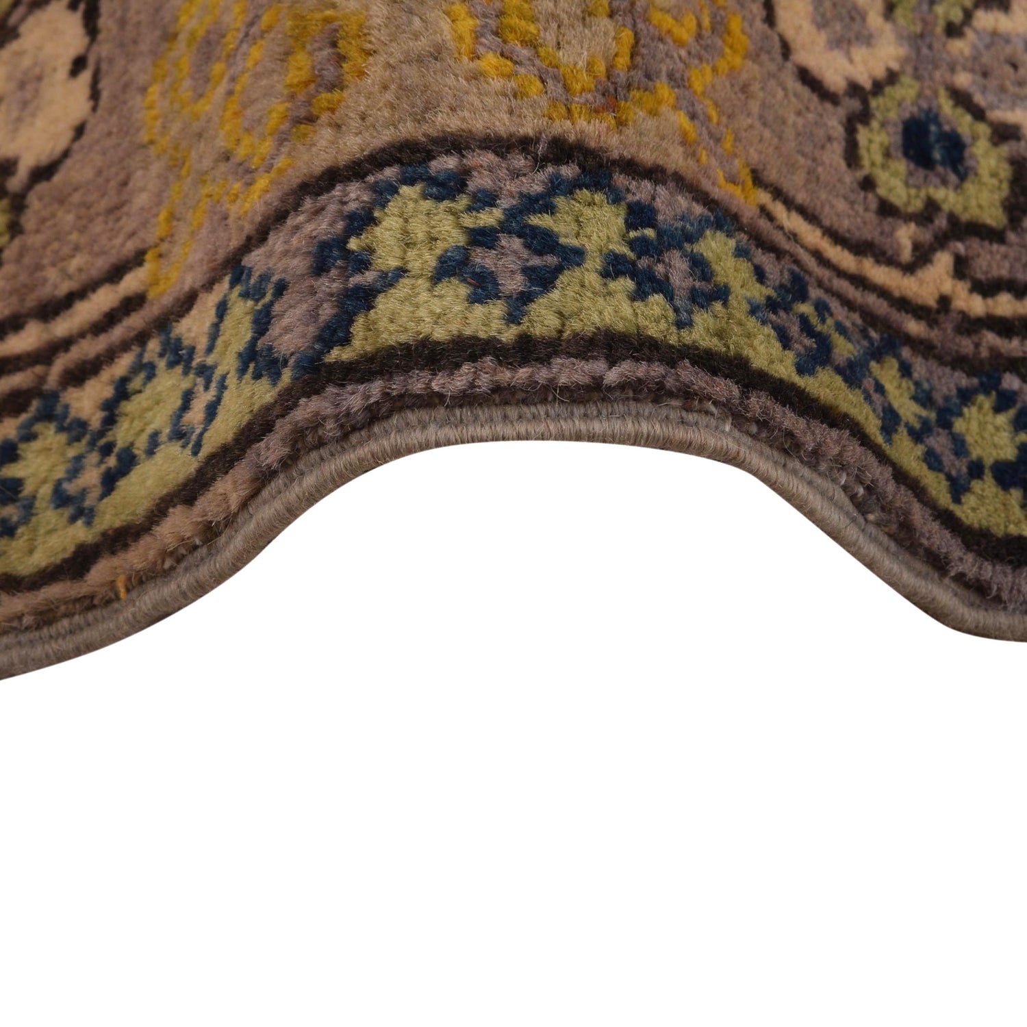 Handmade Kazak Area Rug 4' 0" x 5' 7" ft / 123 x 171 cm - No. W34124