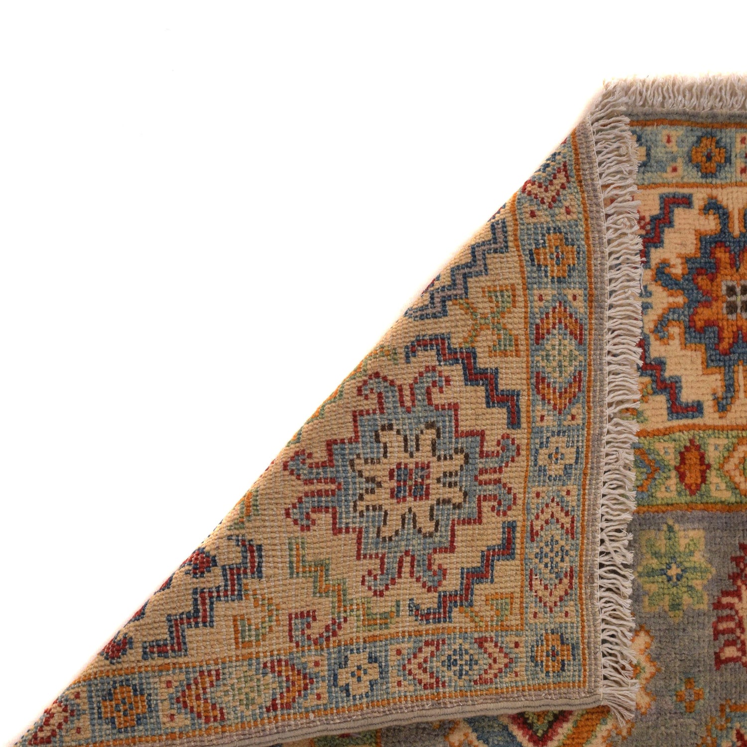 Hand knotted Kazak Carpet 3' 5" x 5' 1" ft / 104 x 156 cm - No. W34127