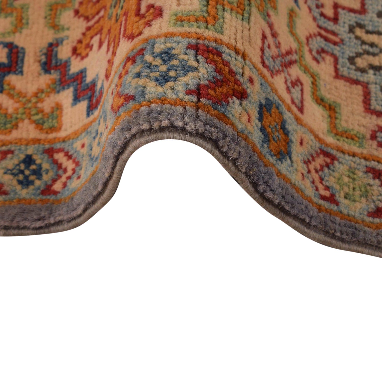 Hand knotted Kazak Carpet 3' 5" x 5' 1" ft / 104 x 156 cm - No. W34127