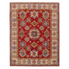 Red Color Kazak Rug 5' 0" x 6' 7" ft / 153 x 201 cm - No. W34128