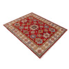 Red Color Kazak Rug 5' 0" x 6' 7" ft / 153 x 201 cm - No. W34128
