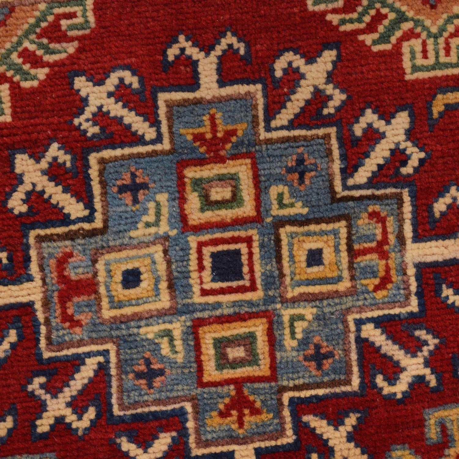 Hand Knotted Kazak Oriental Rug 3' 3" x 5' 2" ft / 99 x 158 cm - No. W34130