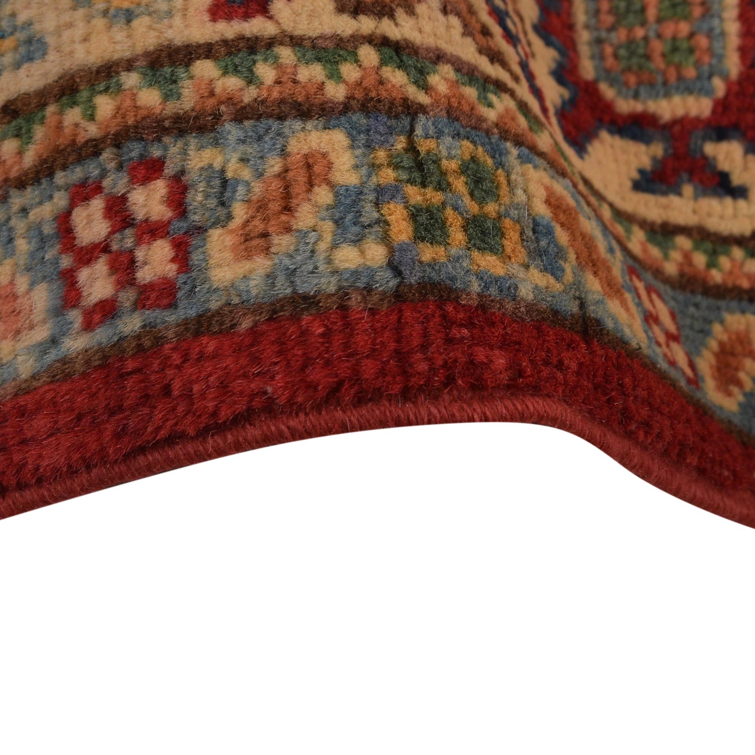 Hand Knotted Kazak Oriental Rug 3' 3" x 5' 2" ft / 99 x 158 cm - No. W34130