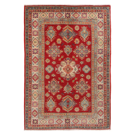 Oriental Kazak Rug 3' 10" x 5' 11" ft / 118 x 181 cm - No. W34131