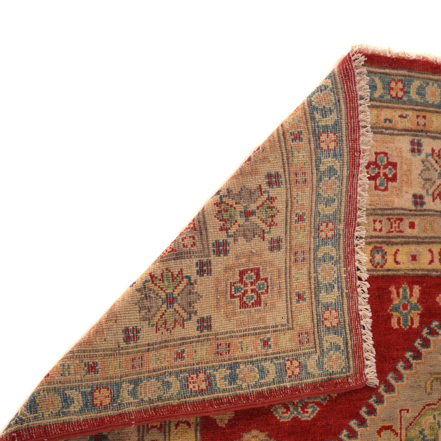 Red Color Kazak Rug 4' 11" x 6' 10" ft / 151 x 208 cm - No. W34133