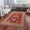 Red Color Kazak Rug 4' 11" x 6' 10" ft / 151 x 208 cm - No. W34133