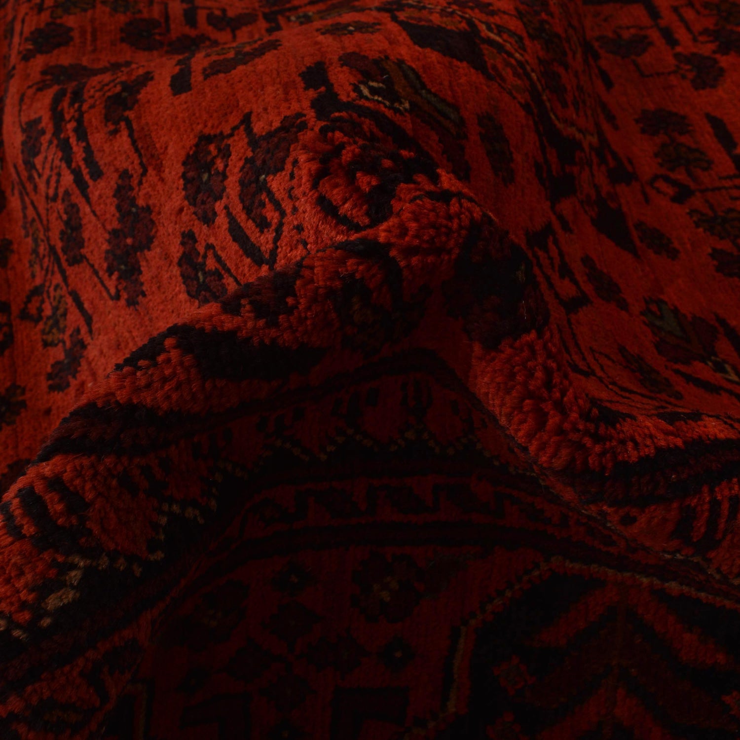 Handwoven Khal Mohammadi Afghan Carpet 6' 7" x 9' 10" ft / 200 x 300 cm - No. W34226