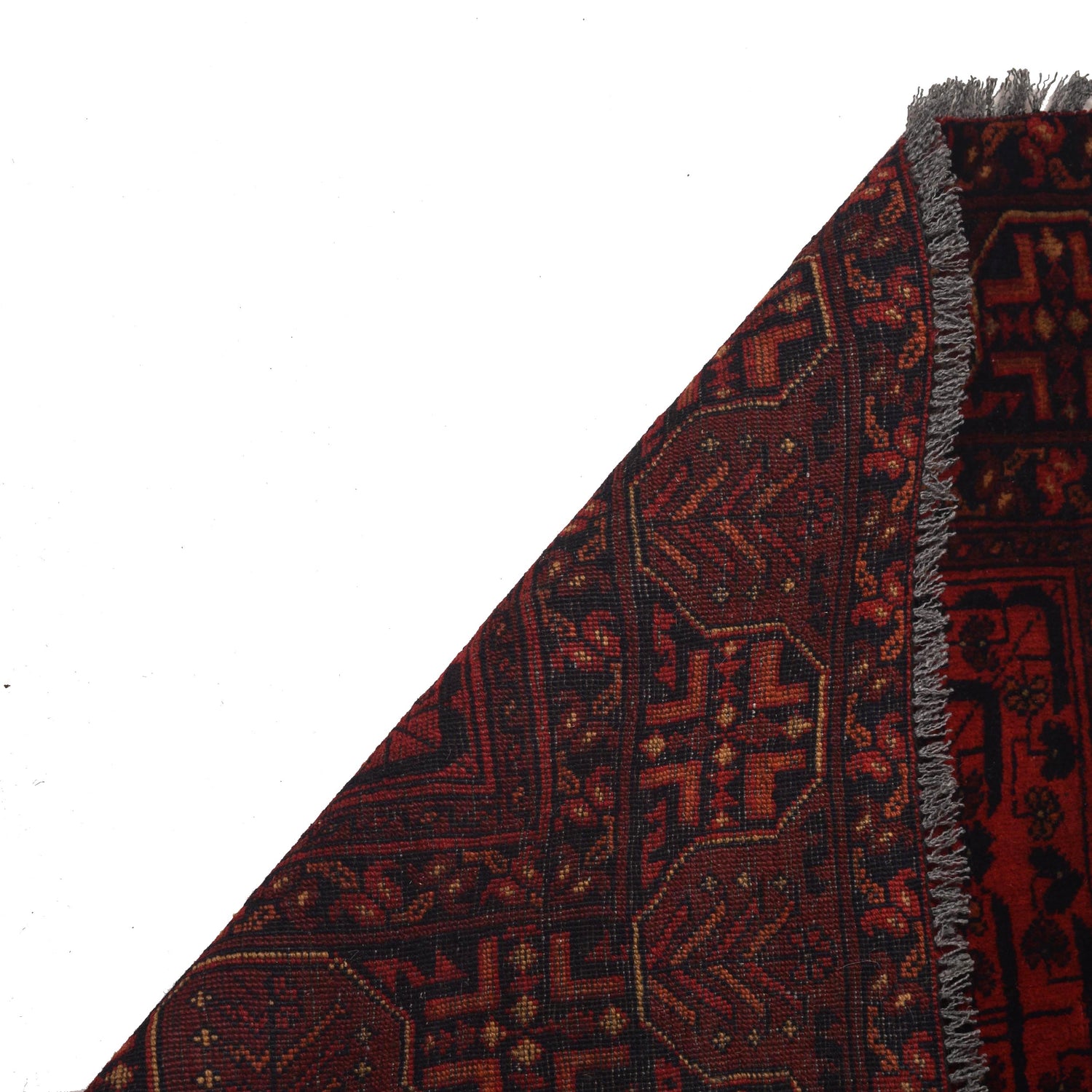 Afghan Khal Mohammadi Runner Rug 2' 6" x 12' 3" ft / 76 x 374 cm - No. W34367