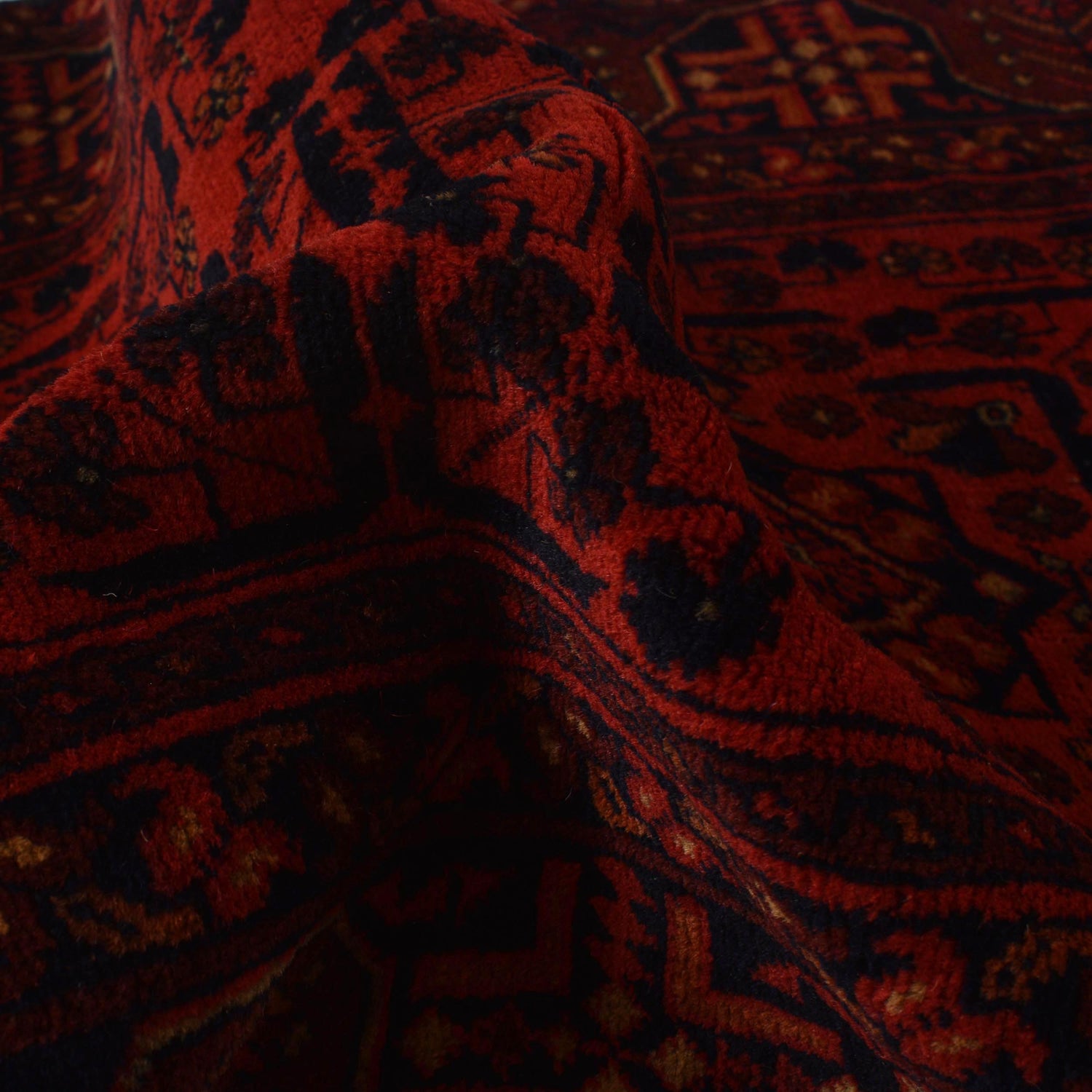 Afghan Khal Mohammadi Runner Rug 2' 6" x 12' 3" ft / 76 x 374 cm - No. W34367