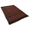 Afghan Laghari Kilim 4' 9" x 6' 7" ft / 144 x 200 cm - No. W34373