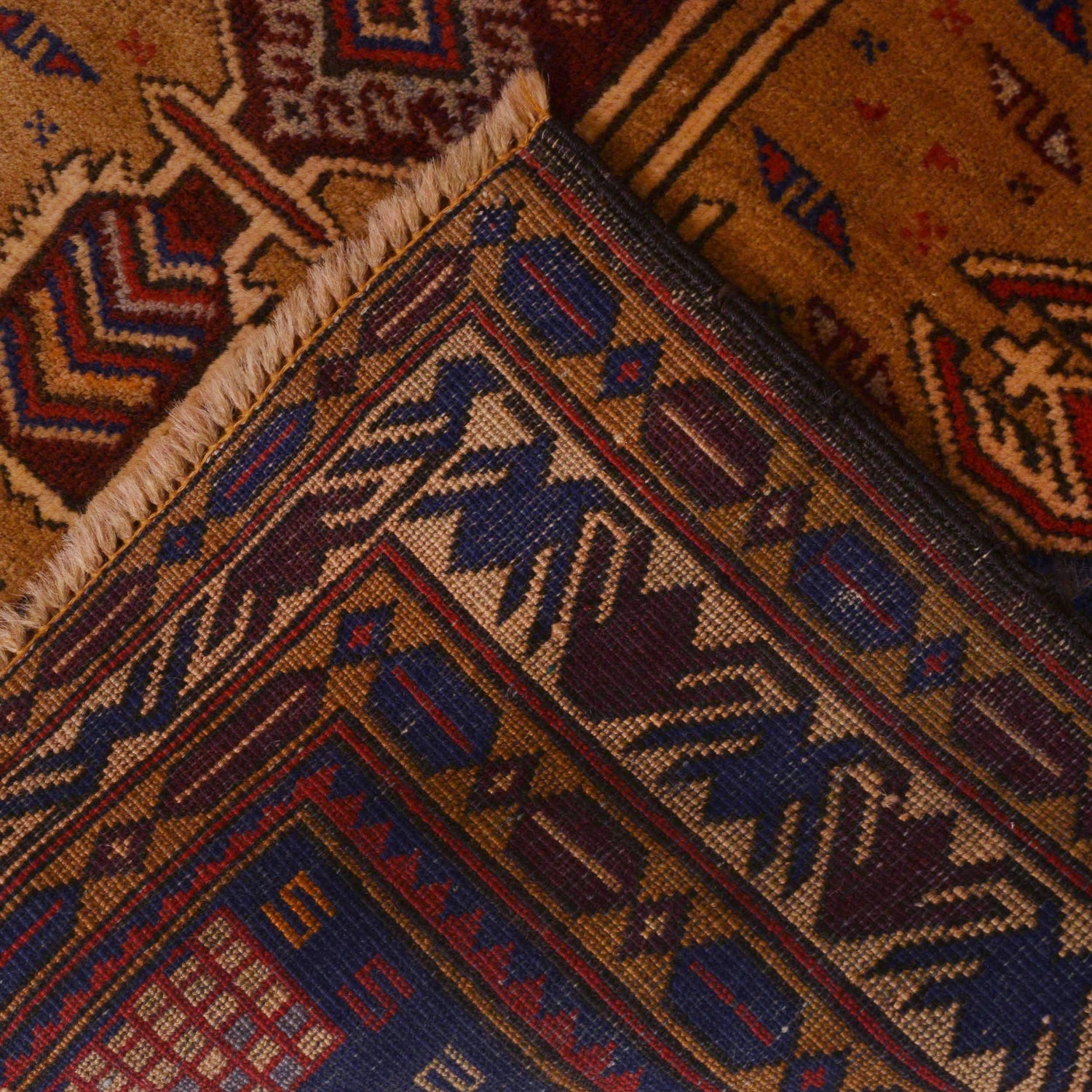 Baluch Small Size Rug 2' 10" x 3' 10" ft / 86 x 118 cm - No. W34376