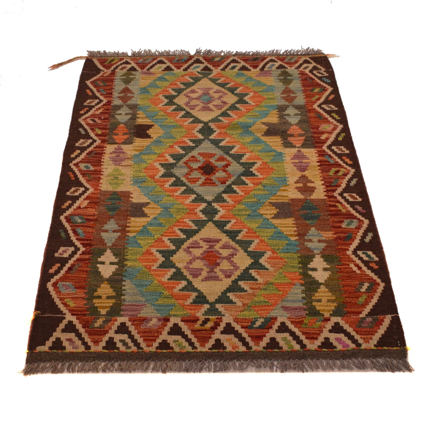 Small Size Chobi Kilim 2' 7" x 4' 0" ft / 79 x 123 cm - No. W34754