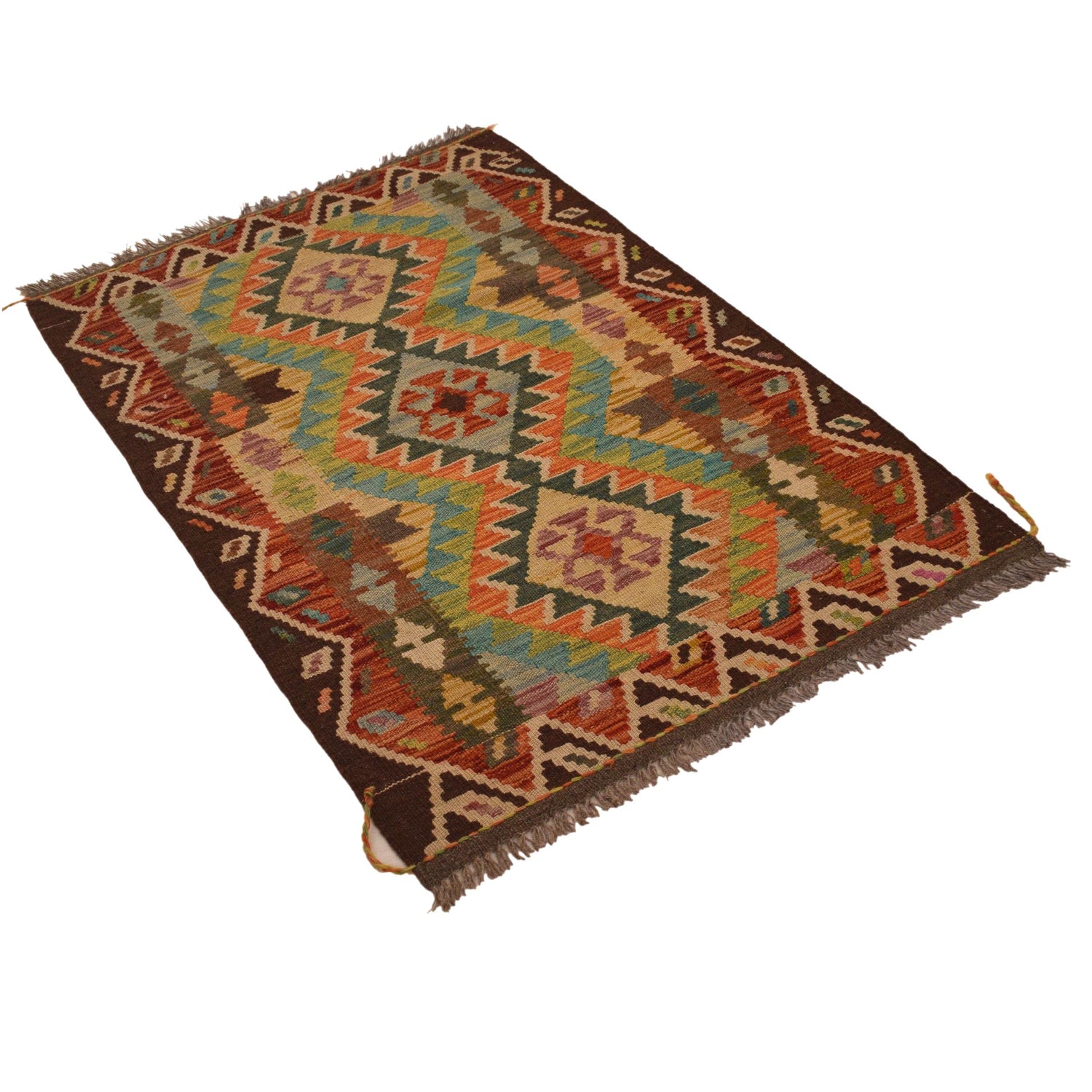 Small Size Chobi Kilim 2' 7" x 4' 0" ft / 79 x 123 cm - No. W34754